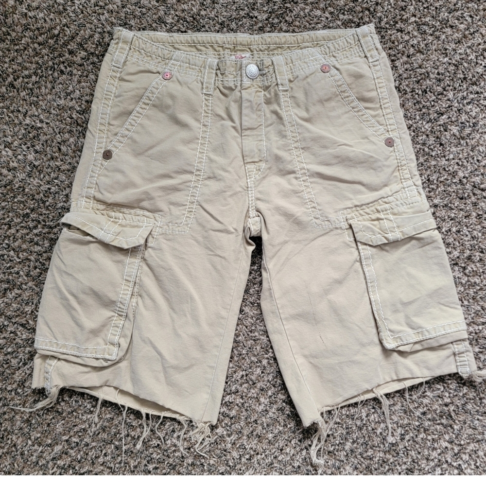Men Cargo Shorts (tan)